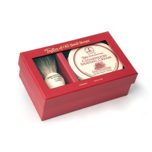 Giftbox Pure Badger & Shavingcream 150g Cedarwood