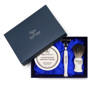 Pure Badger Scheerkwast, Scheermes Mach3® &  Shavingcream