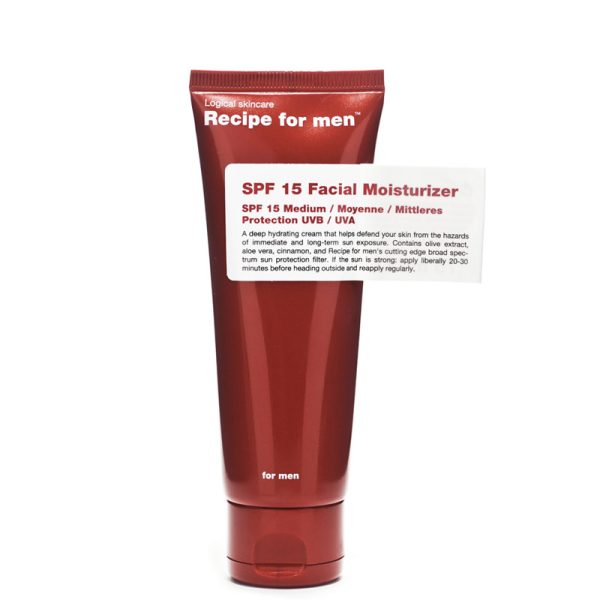 Recipe Facial Moisturizer SPF 15 75ml