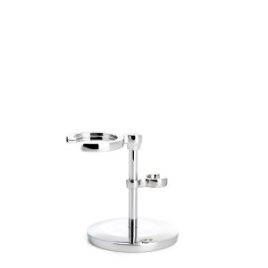 Standaard voor kwast en safety razor Chroom