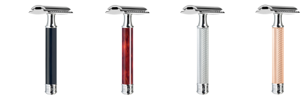 safety razor met schroefsluiting gesloten kam