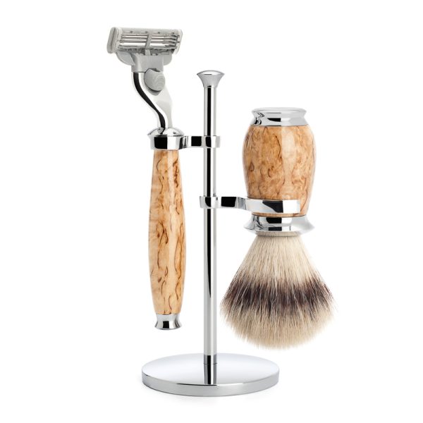 Scheerset - 3-delig - Silvertip Fibre® - Purist Mach3