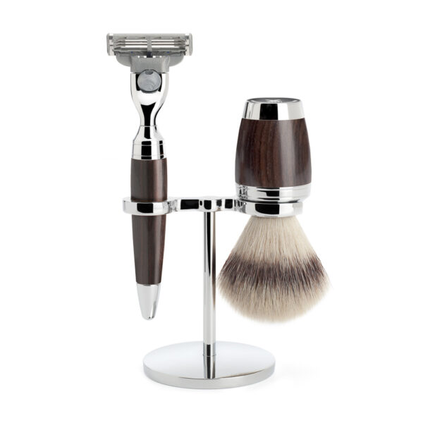 Scheerset - 3-delig - Silvertip Fibre® - Stylo Mach3 - Afbeelding 2