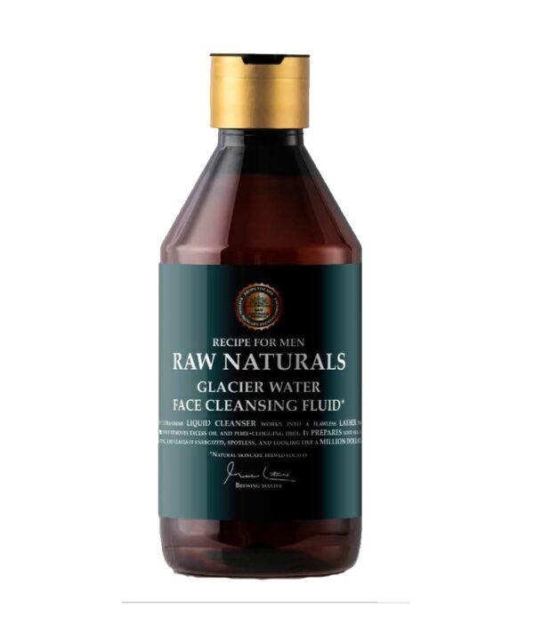 RAW Naturals Glacier water face cleanser fluid