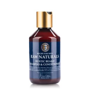RAW Naturals Rustic beard shampoo & conditioner