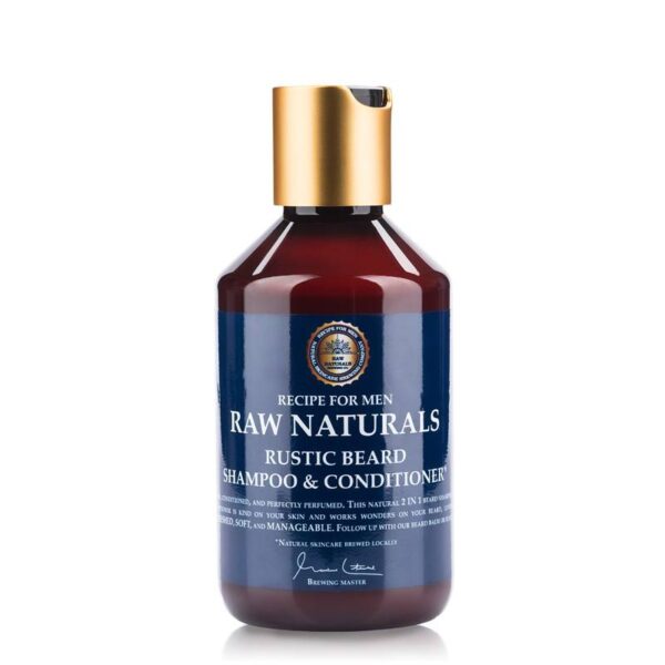 RAW Naturals Rustic beard shampoo & conditioner